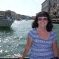 A portrait of Wendy on the canal of Venice, Italy.