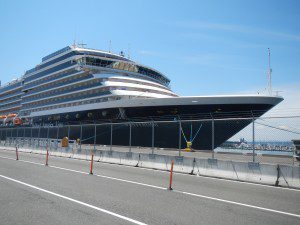Mid sized cruise ship